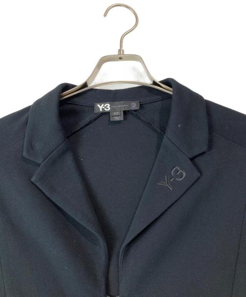 Y-3（ワイスリー）Y-3 (ワイスリー) ラペルロゴジップジャケット ブラック サイズ:Ｓの古着・服飾アイテム