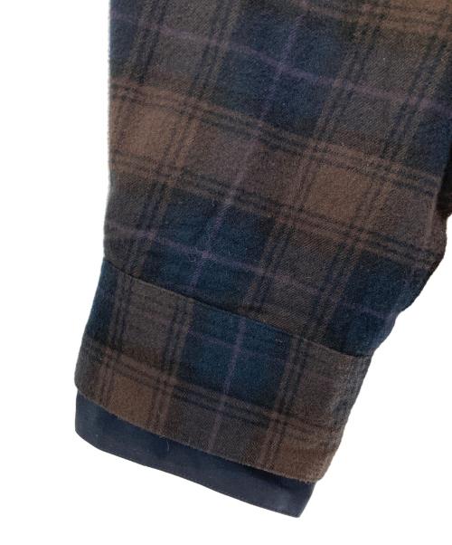 stein（シュタイン）stein (シュタイン) 22AW OVERSIZED LAYERED FLANNEL SHIRT ブラウン サイズ:Ｍの古着・服飾アイテム