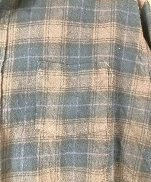 stein（シュタイン）stein (シュタイン) 22AW OVERSIZED LAYERED FLANNEL SHIRT ブラウン サイズ:Ｍの古着・服飾アイテム