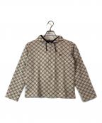 BURBERRY LONDONバーバリーロンドン）の古着「ノヴァチェックジップパーカー」｜ベージュ