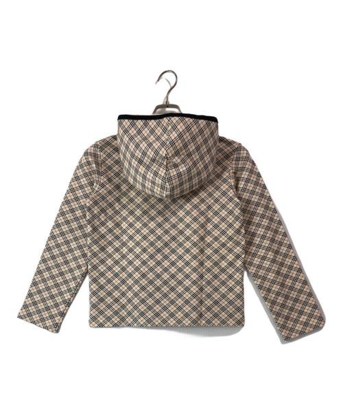 BURBERRY LONDON（バーバリーロンドン）BURBERRY LONDON (バーバリーロンドン) ノヴァチェックジップパーカー ベージュ サイズ:160Aの古着・服飾アイテム