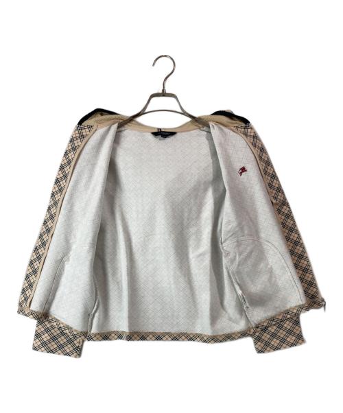BURBERRY LONDON（バーバリーロンドン）BURBERRY LONDON (バーバリーロンドン) ノヴァチェックジップパーカー ベージュ サイズ:160Aの古着・服飾アイテム