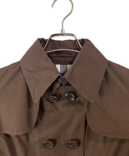 BURBERRY BLUE LABEL（バーバリー ブルー レーベル）BURBERRY BLUE LABEL (バーバリー ブルー レーベル) トレンチコート ブラウン サイズ:36の古着・服飾アイテム