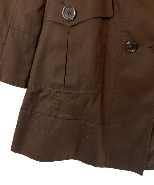BURBERRY BLUE LABEL（バーバリー ブルー レーベル）BURBERRY BLUE LABEL (バーバリー ブルー レーベル) トレンチコート ブラウン サイズ:36の古着・服飾アイテム