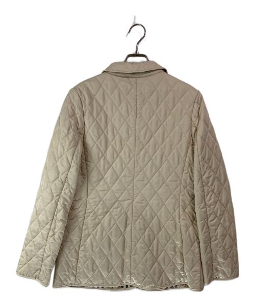 BURBERRY LONDON（バーバリーロンドン）BURBERRY LONDON (バーバリーロンドン) 裏ノヴァチェックキルティングジャケット アイボリー サイズ:XSの古着・服飾アイテム