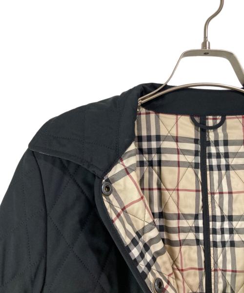 BURBERRY LONDON（バーバリーロンドン）BURBERRY LONDON (バーバリーロンドン) 裏地ノヴァチェックキルティングジャケット ブラック サイズ:38の古着・服飾アイテム
