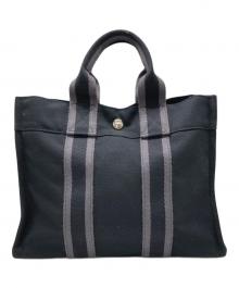 HERMES（エルメス）の古着「トートバッグ/フールトゥPM」｜ブラック