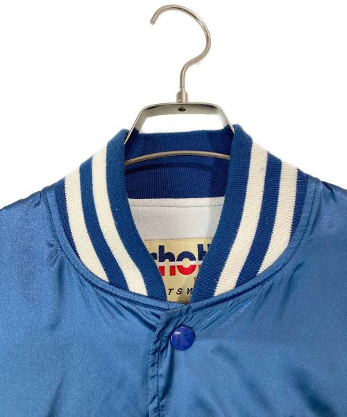 Schott（ショット）Schott (ショット) VARSITY JACKET/ヴァーシティージャケット ブルー サイズ:Ｍの古着・服飾アイテム