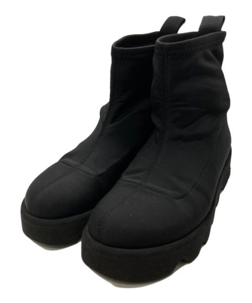 ISSEY MIYAKE（イッセイミヤケ）ISSEY MIYAKE (イッセイミヤケ) UNITED NUDE (ユナイテッドヌード) BOUNCE FIT BOOT ブラック サイズ:36の古着・服飾アイテム