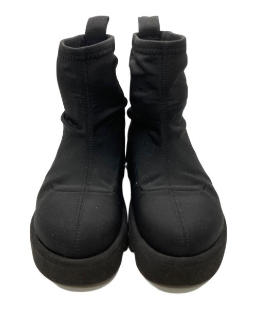 ISSEY MIYAKE（イッセイミヤケ）ISSEY MIYAKE (イッセイミヤケ) UNITED NUDE (ユナイテッドヌード) BOUNCE FIT BOOT ブラック サイズ:36の古着・服飾アイテム