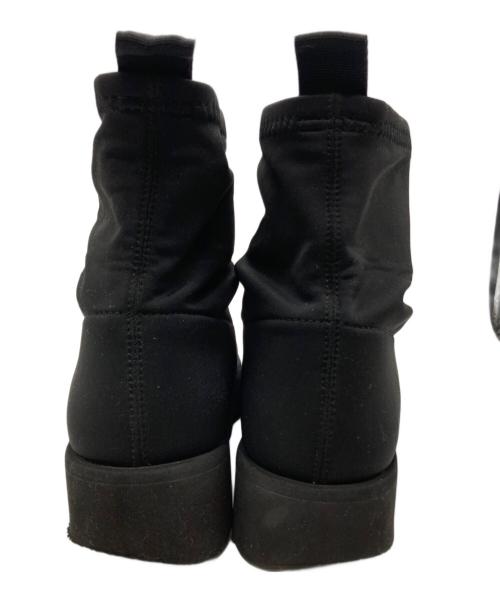 ISSEY MIYAKE（イッセイミヤケ）ISSEY MIYAKE (イッセイミヤケ) UNITED NUDE (ユナイテッドヌード) BOUNCE FIT BOOT ブラック サイズ:36の古着・服飾アイテム