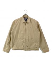 POLO RALPH LAUREN（ポロ・ラルフローレン）の古着「裏フランネルスイングトップ」｜ベージュ