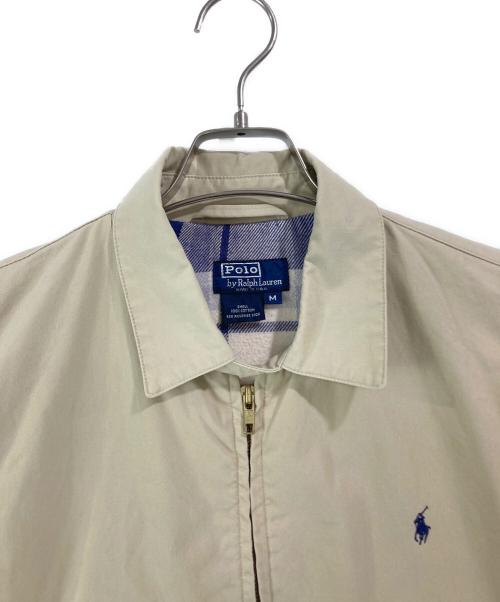 POLO RALPH LAUREN（ポロ・ラルフローレン）POLO RALPH LAUREN (ポロ・ラルフローレン) 裏フランネルスイングトップ ベージュ サイズ:Ｍの古着・服飾アイテム