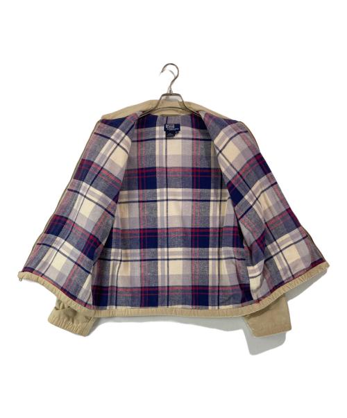 POLO RALPH LAUREN（ポロ・ラルフローレン）POLO RALPH LAUREN (ポロ・ラルフローレン) 裏フランネルスイングトップ ベージュ サイズ:Ｍの古着・服飾アイテム