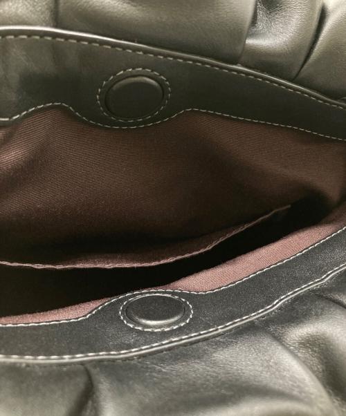 caoch（コーチ）CAOCH (コーチ) フェイ ドローストリング トート バッグ ブラックの古着・服飾アイテム