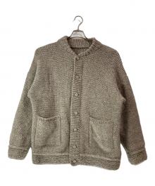 confect（コンフェクト）の古着「ペルーハンドニットジャケット」｜ベージュ