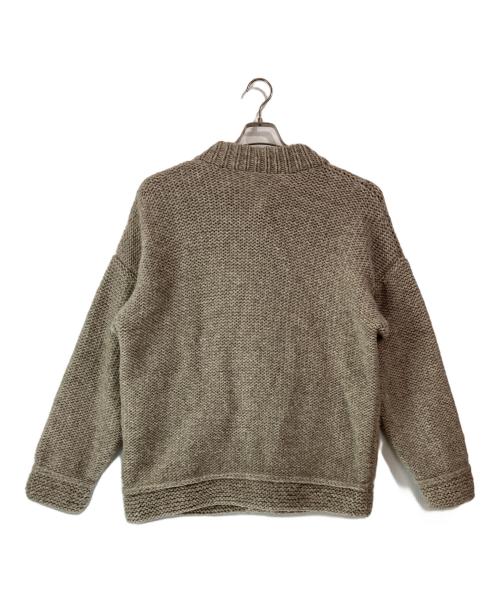 confect（コンフェクト）CONFECT (コンフェクト) ペルーハンドニットジャケット ベージュ サイズ:Fの古着・服飾アイテム