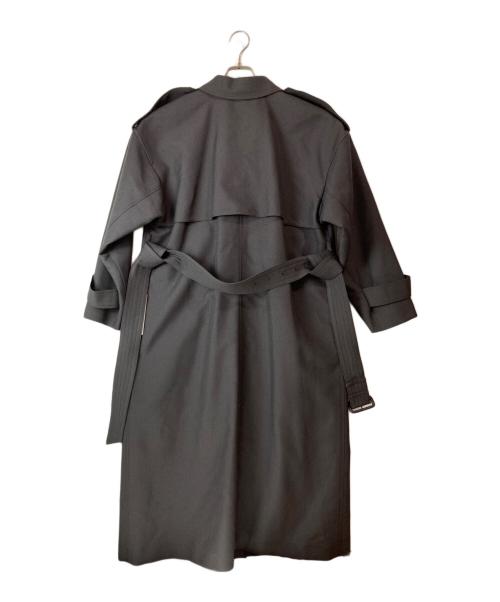 uncrave（アンクレイヴ）uncrave (アンクレイヴ) ベルト付 ウール混 トレンチコート グレー サイズ:1 未使用品の古着・服飾アイテム