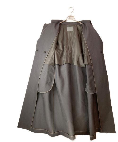 uncrave（アンクレイヴ）uncrave (アンクレイヴ) ベルト付 ウール混 トレンチコート グレー サイズ:1 未使用品の古着・服飾アイテム