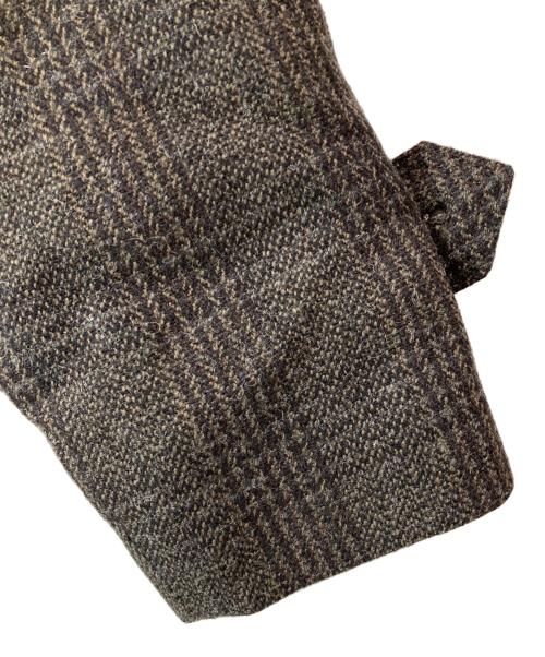 uncrave（アンクレイヴ）uncrave (アンクレイヴ) ベルト付 ウール混 トレンチコート ブラウン サイズ:1の古着・服飾アイテム