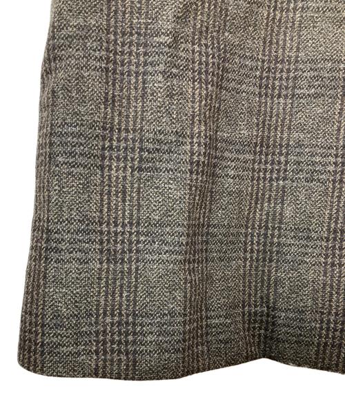 uncrave（アンクレイヴ）uncrave (アンクレイヴ) ベルト付 ウール混 トレンチコート ブラウン サイズ:1の古着・服飾アイテム