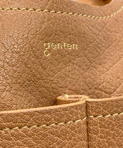 genten（ゲンテン）genten (ゲンテン) タスカ バケツ型トート ブラウンの古着・服飾アイテム