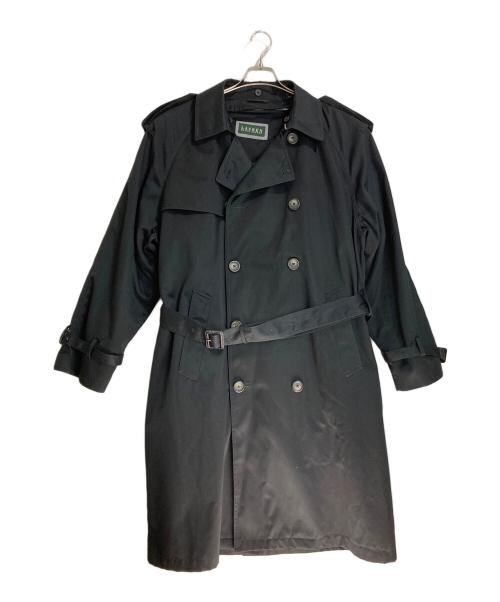LAUREN RALPH LAUREN（ローレン ラルフ ローレン）LAUREN RALPH LAUREN (ローレン ラルフ ローレン) ダブルブレストトレンチコート ブラック サイズ:40Rの古着・服飾アイテム