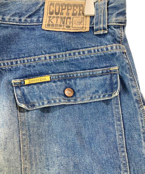 WAREHOUSE（ウエアハウス）WAREHOUSE (ウエアハウス) COPPER KING ブッシュデニムパンツ ブルー サイズ:36の古着・服飾アイテム