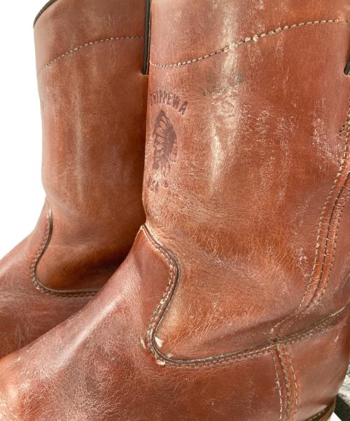 CHIPPEWA（チペワ）CHIPPEWA (チペワ) USA製 ペコスブーツ ブラウン サイズ:9 1/2 EEの古着・服飾アイテム