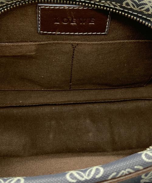 LOEWE（ロエベ）LOEWE (ロエベ) アナグラム総柄PVCショルダーバッグ ネイビーの古着・服飾アイテム