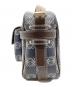 LOEWE (ロエベ) アナグラム総柄PVCショルダーバッグ ネイビー：40000円
