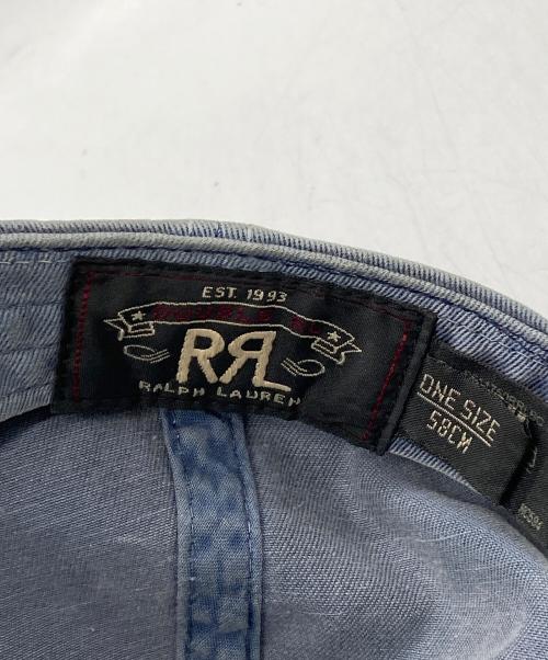 RRL（ダブルアールエル）RRL (ダブルアールエル) トラッカーキャップキャップ ネイビー サイズ:58CMの古着・服飾アイテム