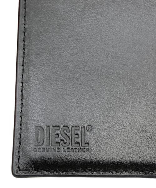 DIESEL（ディーゼル）DIESEL (ディーゼル) 1DR 3つ折り財布 ブラックの古着・服飾アイテム