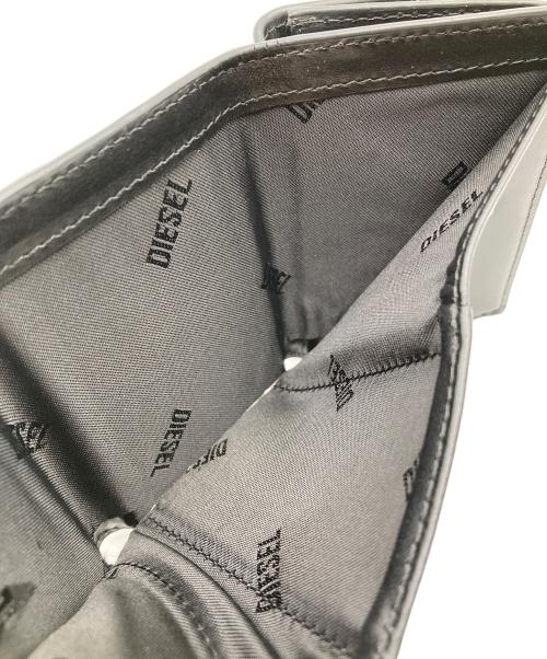 DIESEL（ディーゼル）DIESEL (ディーゼル) 1DR 3つ折り財布 ブラックの古着・服飾アイテム