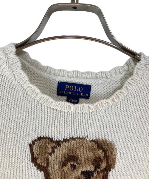 POLO RALPH LAUREN（ポロ・ラルフローレン）POLO RALPH LAUREN (ポロ・ラルフローレン) ニット アイボリー サイズ:Mの古着・服飾アイテム