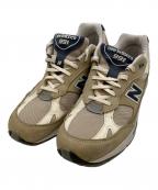 NEW BALANCEニューバランス）の古着「ローカットスニーカー/Made In UK 991」｜ベージュ