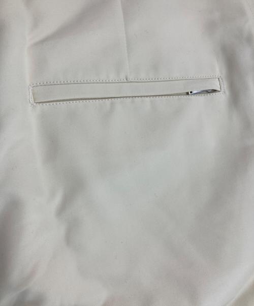 JIL SANDER（ジルサンダー）JIL SANDER (ジルサンダー) ダブルニーサイドジップパンツ アイボリー サイズ:46の古着・服飾アイテム