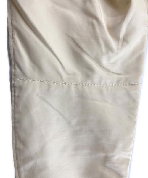 JIL SANDER（ジルサンダー）JIL SANDER (ジルサンダー) ダブルニーサイドジップパンツ アイボリー サイズ:46の古着・服飾アイテム
