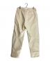 JIL SANDER (ジルサンダー) ダブルニーサイドジップパンツ アイボリー サイズ:46：8000円
