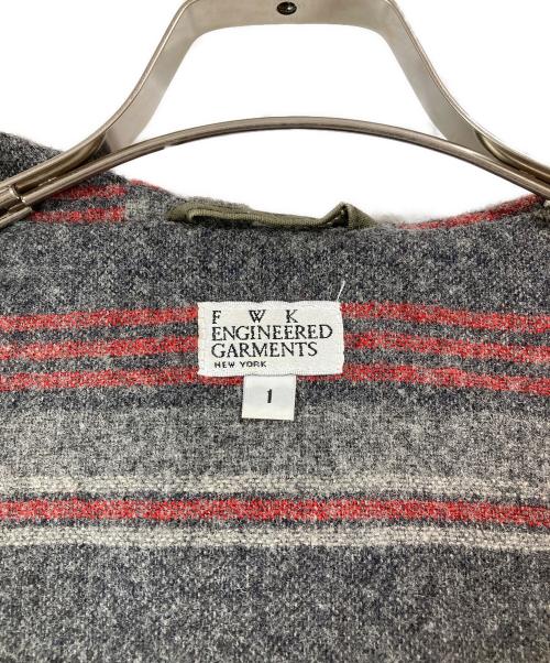 FWk Engineered Garments（エフダブリューケーエンジニアードガーメンツ）FWK Engineered Garments (エフダブリューケーエンジニアードガーメンツ) ブランケットライナー付リップストップフィールドパーカー カーキ サイズ:1の古着・服飾アイテム