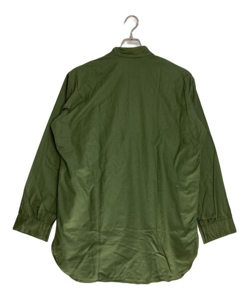 Swedish Army（スウェーデン軍）Swedish Army (スウェーデン軍) M-55プルオーバーシャツ グリーン サイズ:表記無しの古着・服飾アイテム