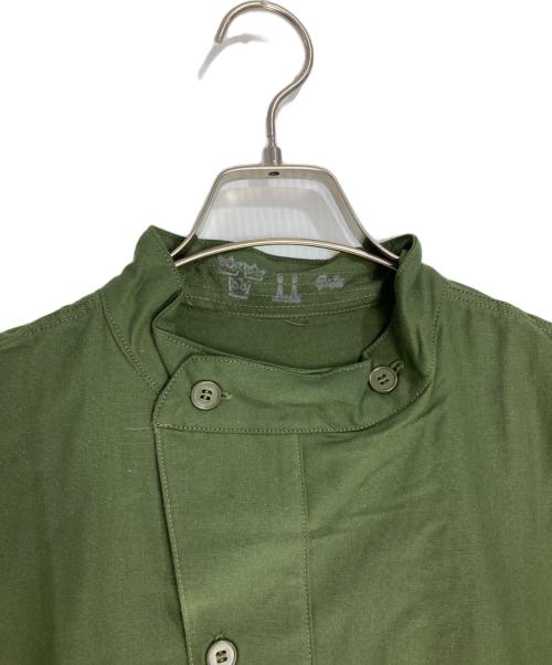 Swedish Army（スウェーデン軍）Swedish Army (スウェーデン軍) M-55プルオーバーシャツ グリーン サイズ:表記無しの古着・服飾アイテム