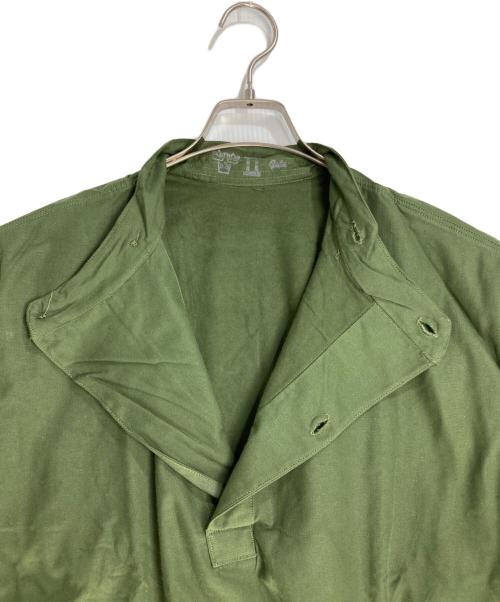 Swedish Army（スウェーデン軍）Swedish Army (スウェーデン軍) M-55プルオーバーシャツ グリーン サイズ:表記無しの古着・服飾アイテム
