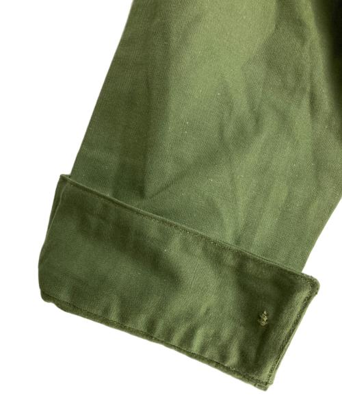 Swedish Army（スウェーデン軍）Swedish Army (スウェーデン軍) M-55プルオーバーシャツ グリーン サイズ:表記無しの古着・服飾アイテム