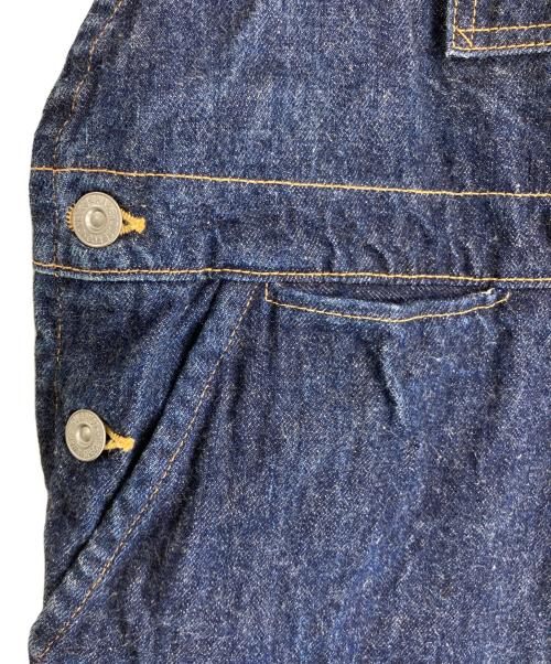 WAREHOUSE（ウエアハウス）WAREHOUSE (ウエアハウス) No.1 デニムオーバーオール インディゴ サイズ:SIZE38の古着・服飾アイテム