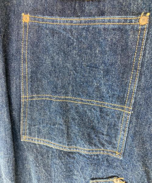 WAREHOUSE（ウエアハウス）WAREHOUSE (ウエアハウス) No.1 デニムオーバーオール インディゴ サイズ:SIZE38の古着・服飾アイテム