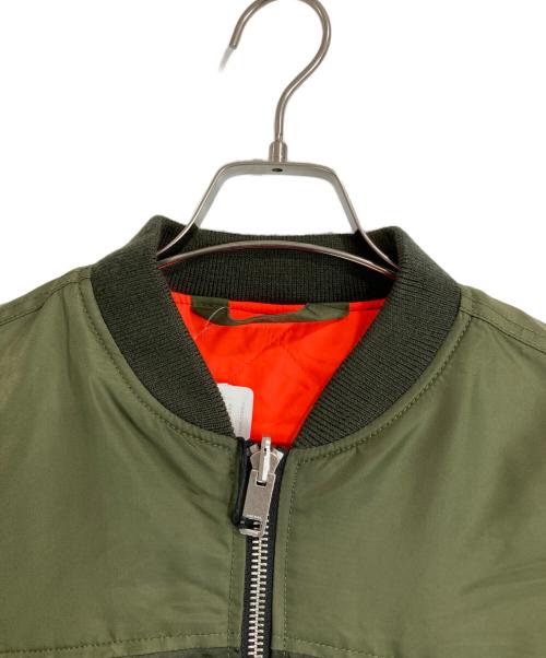 DIESEL（ディーゼル）DIESEL (ディーゼル) MA-1 リバーシブルフライトジャケット オレンジ サイズ:L 未使用品の古着・服飾アイテム