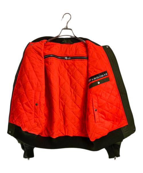 DIESEL（ディーゼル）DIESEL (ディーゼル) MA-1 リバーシブルフライトジャケット オレンジ サイズ:L 未使用品の古着・服飾アイテム