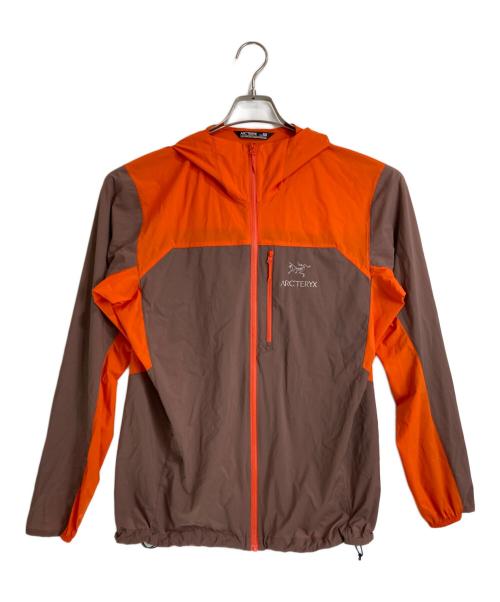 ARC'TERYX（アークテリクス）ARC'TERYX (アークテリクス) スコーミッシュフーディ ブラウン×オレンジ サイズ:Mの古着・服飾アイテム