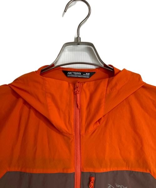 ARC'TERYX（アークテリクス）ARC'TERYX (アークテリクス) スコーミッシュフーディ ブラウン×オレンジ サイズ:Mの古着・服飾アイテム